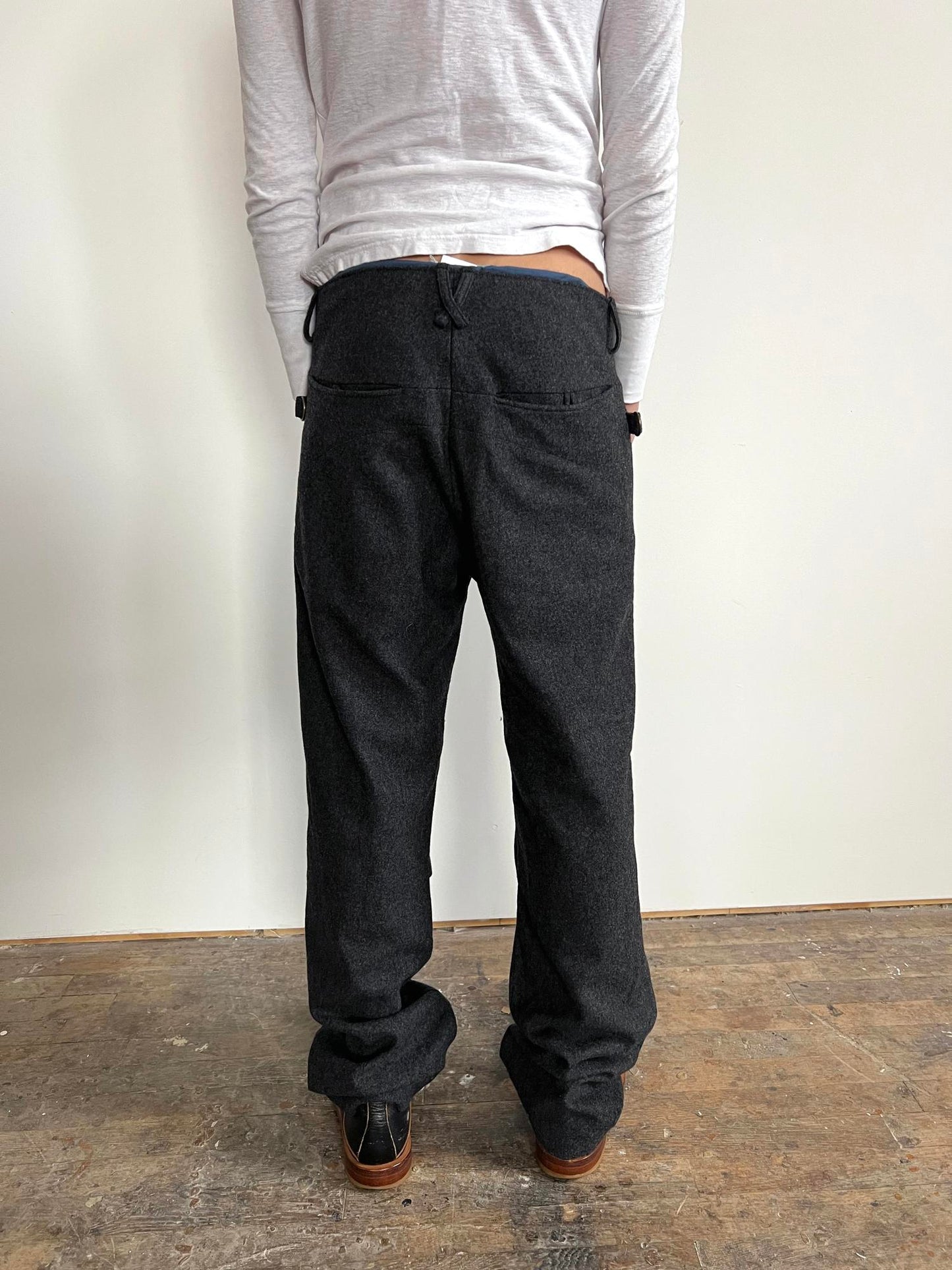 Beauty Beast Wool Nautical Panelled Pants