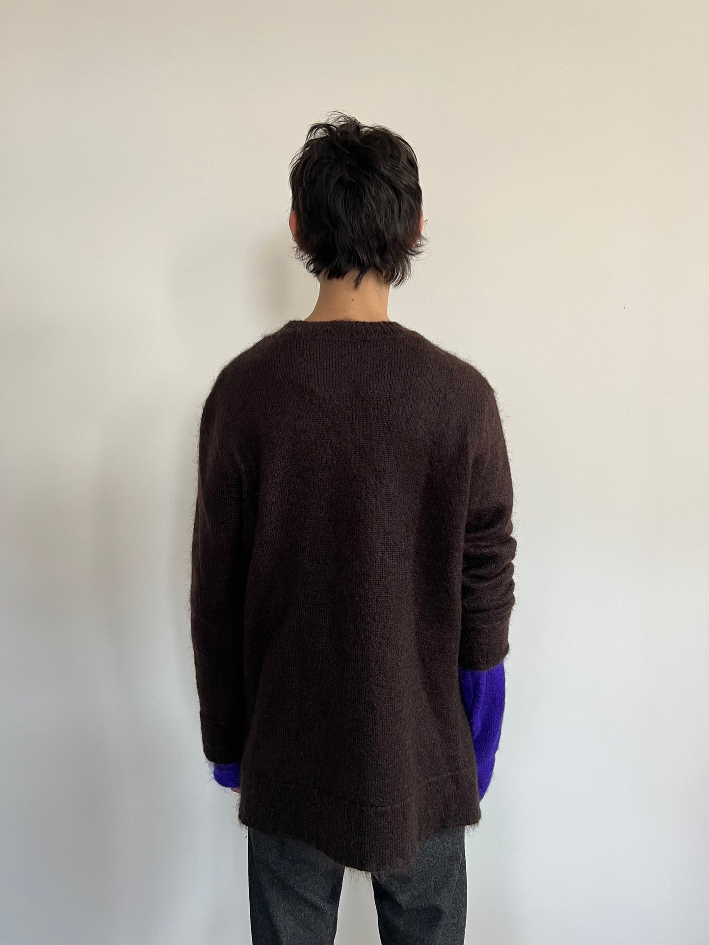 Dirk Bikkembergs Mohair Double Sleeve Sweater