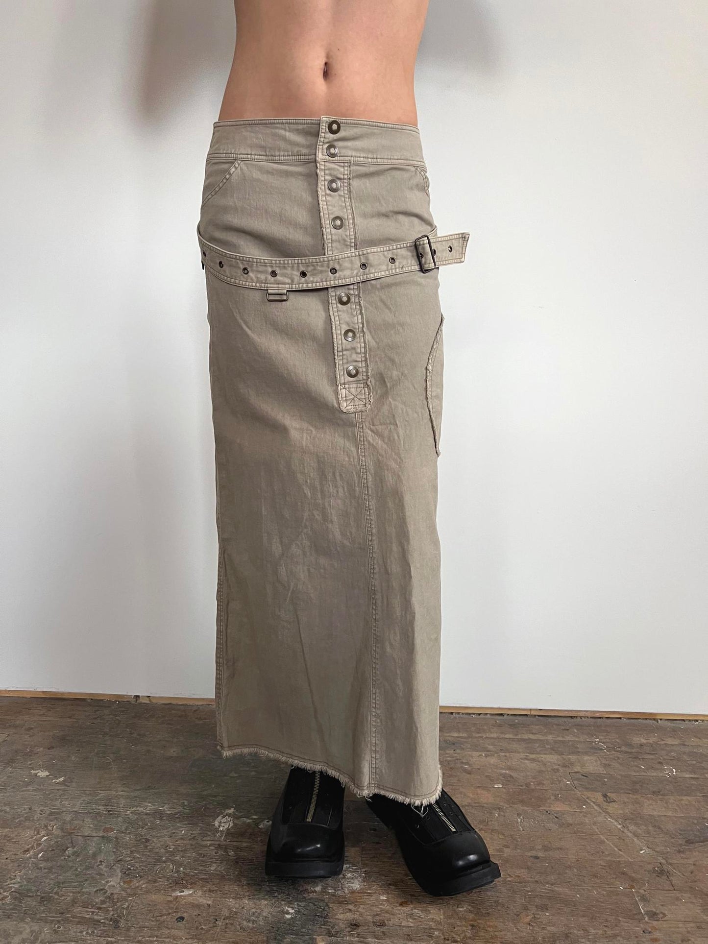 Koji Tachiyama Cargo Maxi Skirt