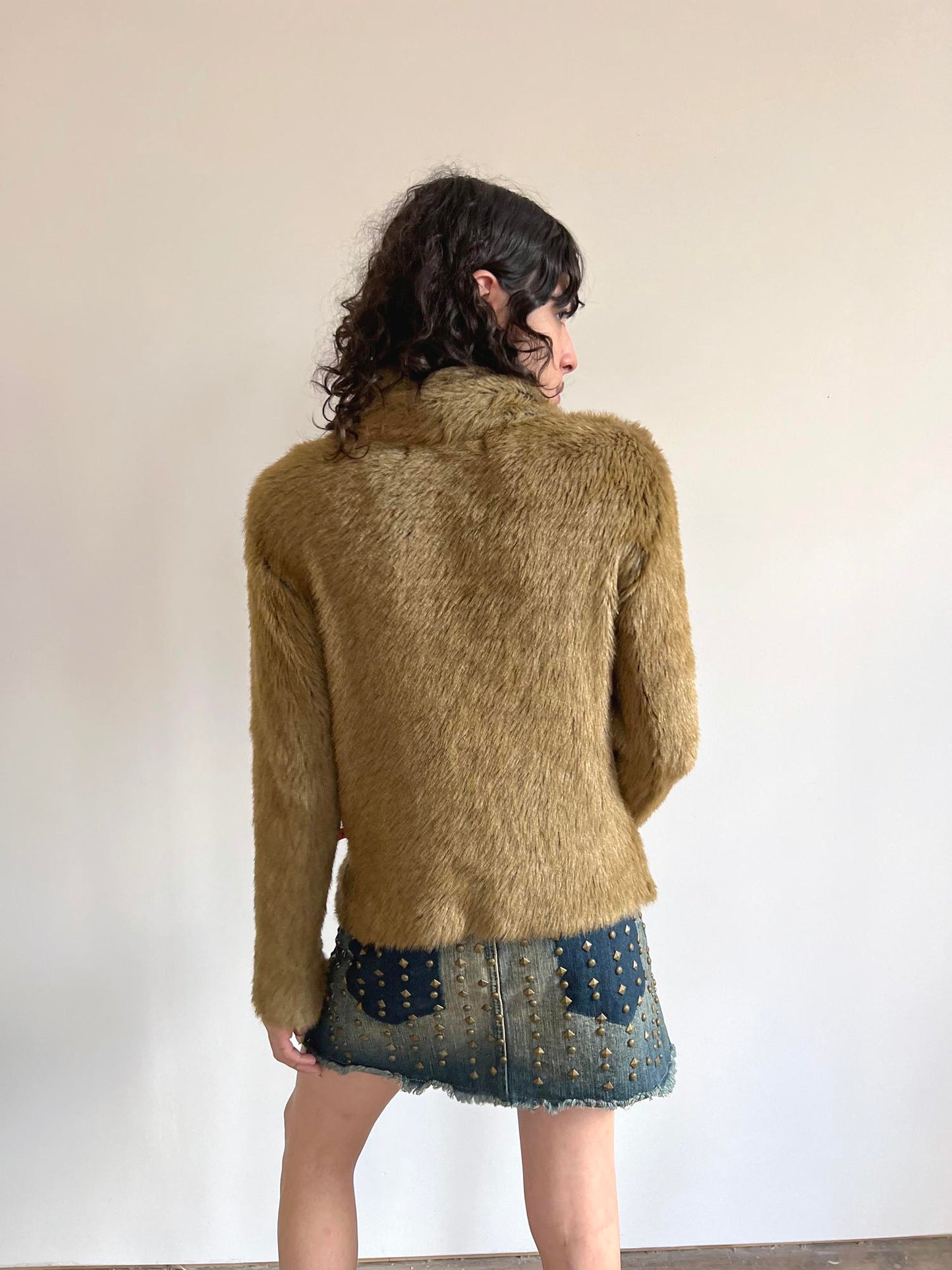 Zucca Fur Turtleneck Sweater