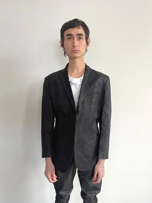 Taishi Nobukuni Faux Suede Modular Blazer