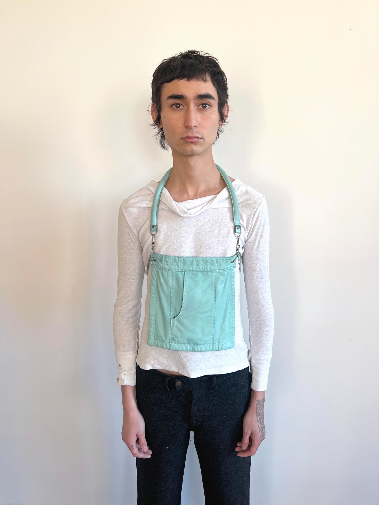 Lieve Van Gorp Leather Apron Bag