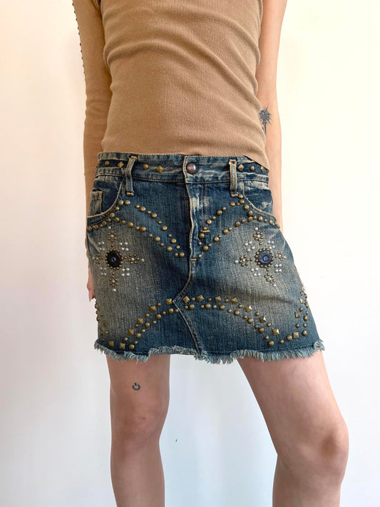 Italian Brand Studded Skirt